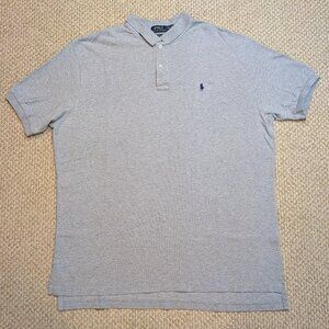 Polo Ralph Lauren Men’s XXL Gray Short Sleeve Polo Shirt